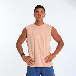 Camiseta sin Mangas Deportiva para Hombre, de Secado Rápido, Transpirable, 100% Algodón, Ajuste Holgado, Gran Venta - Product Image 4