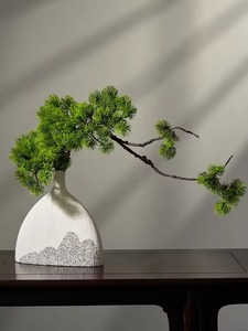 Vase en céramique de porcelaine, pièce décorative moderne, forme unique, vase en céramique, porte-fleurs décoratif - Product Image 3