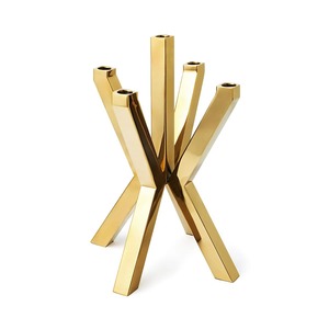 Wholesale Modern Gold Metal 5 Arm <b>Candle</b> Holder Elegant Candelabra Stand for Wedding Centerpiece Home Decoration At <b>Cheap</b> Prices - Product Image 1