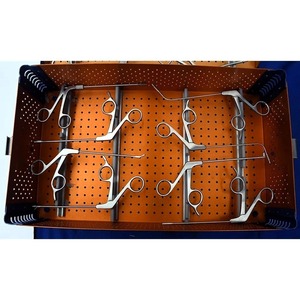 Azicon's FESS Instrument <b>Set</b> Stainless Steel Functional Endoscopic Sinus Surgery Blakesley Forceps Antrum <b>Punch</b> Curette Tool Kit - Product Image 1
