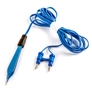 Pinza Bipolar Manual de Acero Inoxidable con Punta de Irrigación y Recubrimiento Tipo Bayoneta para Uso ORL, Neurológico y Cardíaco con Cable Bipolar - Product Image 6
