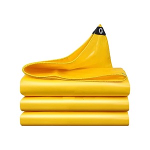 Heavy Duty Waterproof Tarpaulin Cover with Reinforced Grommets UV Resistant Outdoor <b>Tarp</b> for Truck Trailer Cargo Protection - Product Image 4