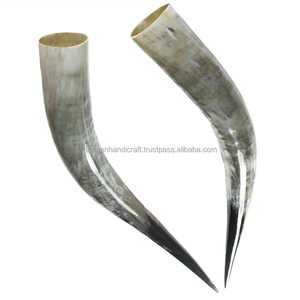 เขาสัตว์แกะสลักลายธีมไวกิ้งสั่งทำพิเศษ เหมาะสำหรับร้านขายสินค้าสไตล์ยุคกลาง เหมาะสำหรับขายต่อ - Product Image 4