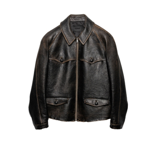 Chaqueta Blusón de Piel de Cabra para Mujer, Diseño de Lujo con Mangas Raglán, Prenda Exterior de Diseñador, Fabricante de Marca Privada Personalizada - Product Image 6
