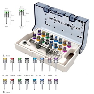 Kit Prothétique Universel pour Implants Dentaires, Clé Dynamométrique Manuelle, Tournevis, Extracteur, Autoclavable, Boîte d'Utilisation Dentaire Professionnelle - Product Image 2