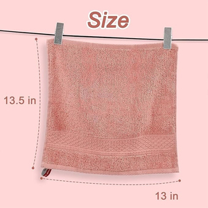 New Low-price Classic Style Premium Cotton Knitted Bath <b>Washcloths</b>-Luxury Spa Set Quick-Dry & Eco-Friendly - Product Image 3