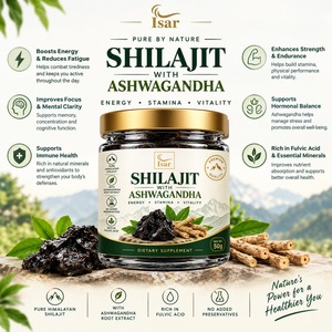 Résine de Shilajit de qualité 50g avec Ashwagandha, Shilajit naturel de l'Himalaya pour une utilisation quotidienne favorisant l'énergie et la résistance naturelles - Product Image 3