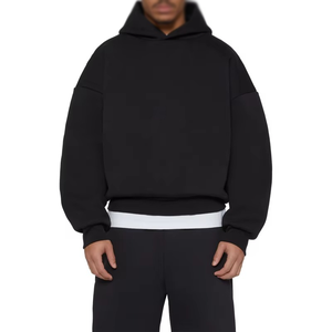 Sudadera con Capucha Extra Grande Personalizada de Estilo Urbano Y2K, 100% Algodón, Felpa Gruesa de 330-650 GSM para Hombre - Product Image 4