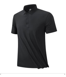 Camiseta de Manga Corta para Hombre, Color Sólido, Secado Rápido, Transpirable, 100% Algodón, Cuello Camisero, Informal, para Invierno, Beige, Tejida - Product Image 3