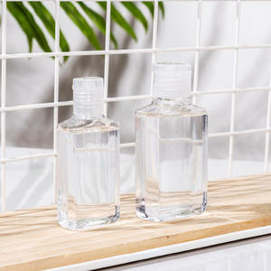 Hand Sanitizer 30ml 60ml Toner 1oz 2oz PET Flat <b>Mini</b> Portable Custom Label Silk Screen Screw Cap Squeeze Travel <b>Bottles</b> - Product Image 4