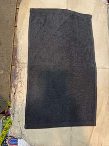 Serviette de Bain et Serviette de Visage en Microfibre 100% Coton de Haute Qualité, Prix de Gros, pour Gym, Voyage, Hôtel, Logo Personnalisé, Couleur Noire - Product Image 3