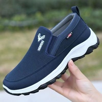 Zapatos informales para papá, novedad de 2025, transpirables, de malla suave, antideslizantes, ligeros, para hombre, para uso diario