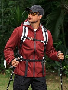 Impermeable Ecológico Reutilizable de Tela de Loto, Cortavientos, Chubasquero Largo para Hombres y Mujeres, Ropa para Lluvia, Senderismo y Camping - Product Image 1