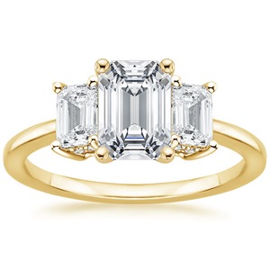 Bague en or romantique, style diamant étincelant, bague de fiançailles, bague de mariage, magnifique bijou pour femmes - Product Image 1