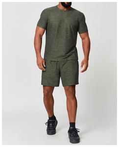 Conjunto de Pantalones Cortos Deportivos de Verano para Hombre, Tejidos, Sólidos, de Secado Rápido, para Correr y Hacer Ejercicio - Product Image 3