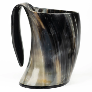 Unique Design Natural Buffalo Drinking Horn Mug Best Quality Use for Party Wicca Pagan Coffee Beer Mugs - Product Image 1