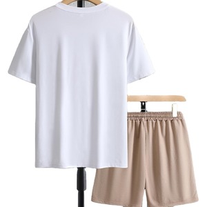 Nice Quality Men <b>Shirt</b> and Shorts 100% Polyester Set Good Quality Latest Design All Colors Summer Outfit Men 100% Polyester Set - Product Image 4