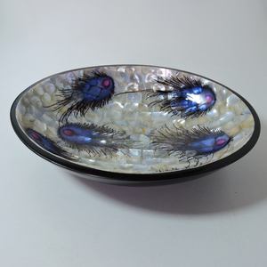 Trending Design of Mother of Pearl Inlay Bowl Wooden Bowl MOP Bowl Serving Bowl Inlay Bowl for Serving at very low factory Price - Product Image 2