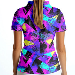 Polos de Golf Modernos y Transpirables para Mujer, Tejido Ligero de Alto Rendimiento para el Campo de Golf, Moda Casual y Uso Diario - Product Image 3