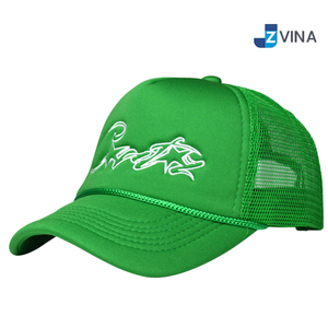 Custom Logo Embroidered Mesh Trucker <b>Hat</b> Adjustable Curved Brim Unisex Polyester Sunshade <b>Cap</b> for Outdoor Travel - Product Image 2