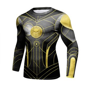 High Quality Rash Guard Fitness <b>Compression</b> Training <b>Shirt</b> <b>Custom</b> Printing Gym Activewear Supplier Wholesale - Product Image 3