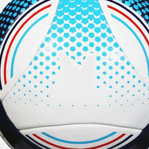 แผ่นพื้นผิว PU สำหรับฝึกซ้อม ลูกฟุตบอลออกแบบเอง ผู้ผลิตฟุตบอล ลูกฟุตบอลเย็บมือ ผลิตในปากีสถาน - Product Image 3