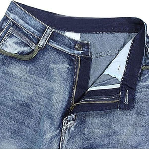 Pantalones Cortos de Mezclilla Personalizados de Estilo Retro para Hombre, Pantalones Cortos de Moda Hip Hop, Ropa Casual Vintage de Verano con Bolsillo - Product Image 5
