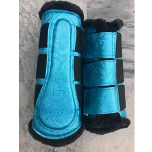 Botas de Cepillado para Caballos de Primera Calidad, Transpirables, Ligeras, Cómodas, de Colores Sólidos, Ajustables, para Deportes Ecuestres al Aire Libre - Product Image 5