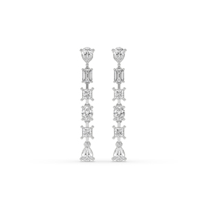 Pendientes de Diamantes de Laboratorio de Alta Calidad de 2.78Ct, Oro de 10K y 14K, Corte Elegante, Joyería Ligera y Sofisticada para Propietarios de Boutiques - Product Image 2