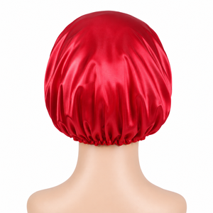 Bonnet de nuit en satin Loviaal pour femmes, double couche, protection des cheveux, bonnet de nuit réglable, en gros - Product Image 2
