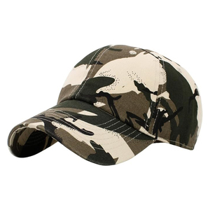 Nueva Llegada, Gorras de Béisbol con Estampado de Camuflaje, Elegantes, Unisex, de 5 Paneles, con Visera Curva, Ajustables, Transpirables, Impermeables, Personalizadas - Product Image 1