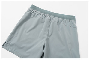 Shorts de sport décontractés pour hommes, confortables, coupe ample, taille mi-haute, avec cordon de serrage personnalisé, en tissu épais - Product Image 5