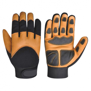 Direct Factory Sale <b>Touch</b> <b>Screen</b> Mechanic Work <b>Gloves</b> With Custom Logo Top Quality Leather Material Safety Mechanical <b>Gloves</b> - Product Image 6