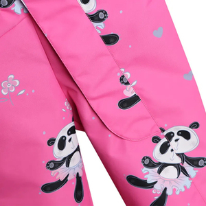 OEM ODM Winter Ski Suit Children <b>Overalls</b> Ski Jumpsuit for Kids Outdoor <b>Waterproof</b> Baby Snow Ski Suits - Product Image 5