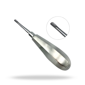 Elevador de luxación de 5 mm, recto, tamaño estándar, instrumento quirúrgico dental para separación y extracción de dientes - Product Image 1