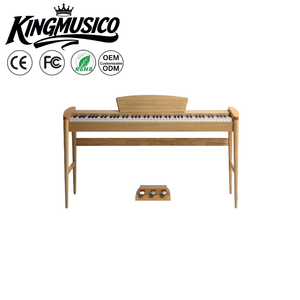 Piano numérique KINGMUSICO 88 touches à mécanisme marteau lourd, support en bois massif, <span class=keywords><strong>MIDI</strong></span> <span class=keywords><strong>USB</strong></span> <span class=keywords><strong>Bluetooth</strong></span> - Product Image 1