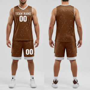 Ensemble de maillots de basket-ball personnalisés haute performance, tissu respirant et anti-humidité, séchage rapide, impression par sublimation, uniforme - Product Image 5