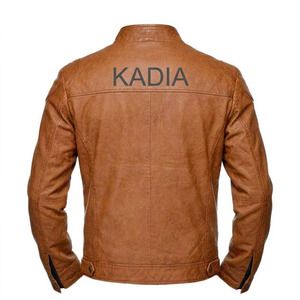 Customized Top Quality <b>Men</b> <b>Leather</b> <b>Jacket</b> - Product Image 4