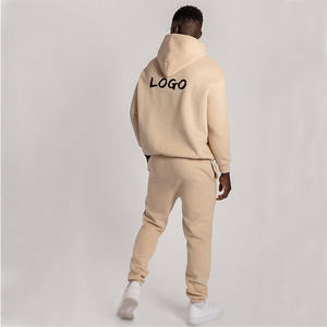 Custom Print Unisex Fleece Hoodie Jogger Set OEM Wholesale Pullover Hooded Tracksuit Private Label Sportswear - Product Image 5
