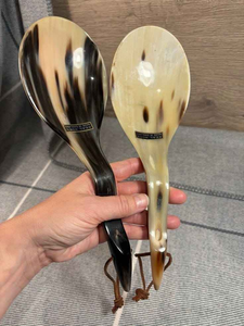Juego de Cubiertos Clásicos Ecológicos Hechos a Mano con Cuerno de Buey de Axiom Home Accents, Cucharas Cortas de Cuerno, Tamaño Personalizable para Vajilla de Cocina - Product Image 4