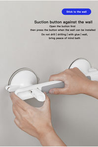 Barre d'appui de sécurité pour salle de bain Wayon, moderne, à <span class=keywords><strong>ventouse</strong></span>, avec corps en ABS haute résistance, pour projets résidentiels de luxe - Product Image 2