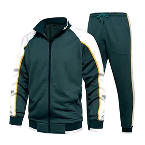 Ensembles de survêtements d'hiver pour hommes de haute qualité, fournis directement par les fabricants, avec logo personnalisé, 100 % coton et polyester, séchage rapide, service OEM - Product Image 6