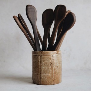 Cuchara de Té de Madera Hecha a Mano, Segura para Alimentos, Cuchara de Madera Natural para Café y Azúcar, Utensilio de Cocina para Cafetería - Product Image 5