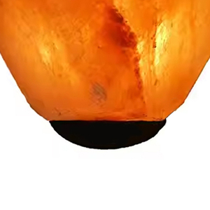 Lampe de sel de l'Himalaya rouge naturelle au design moderne, légère, économe en énergie, pour la décoration intérieure - Product Image 5