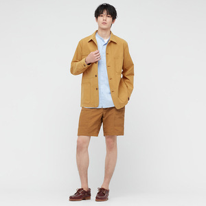 Chemise en velours côtelé blanche unie décontractée pour homme, col boutonné, vente en gros personnalisée, idéale printemps-automne - Product Image 5