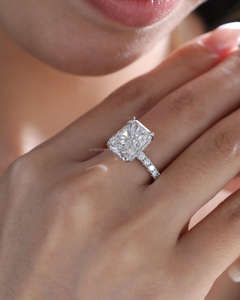 IGI/GIA Lab Grown Cut Diamond <b>Vintage</b> 14k Yellow Wedding/Engagement <b>Ring</b> Unisex Fine White <b>Gold</b> for Anniversary Party-Worthy - Product Image 2