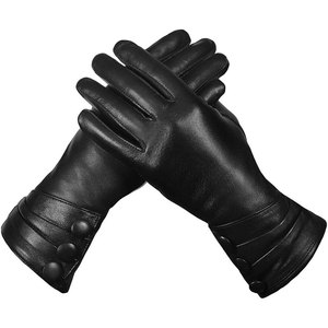 New Fashion Dressing Gloves Winter Outdoor Custom Design Full Finger 100% Pure Leather Gloves - Product Image 1