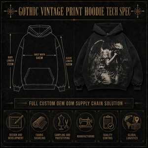 Servicio OEM al por mayor, logotipo personalizado, sudadera con capucha extragrande de algodón 100% de 500 g para invierno, con hombros caídos y bolsillo canguro. - Product Image 6