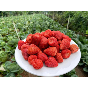 สตรอว์เบอร์รีอบแห้งแบบแช่แข็ง ออร์แกนิคพรีเมียม รสหวานธรรมชาติ ขนมเบอร์รีกรอบ รับผลิตแบบ OEM ขายส่งจำนวนมาก - Product Image 3