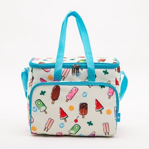 Bolsa térmica para el almuerzo con diseño de helado, plegable, aislante, de gran capacidad - Product Image 1